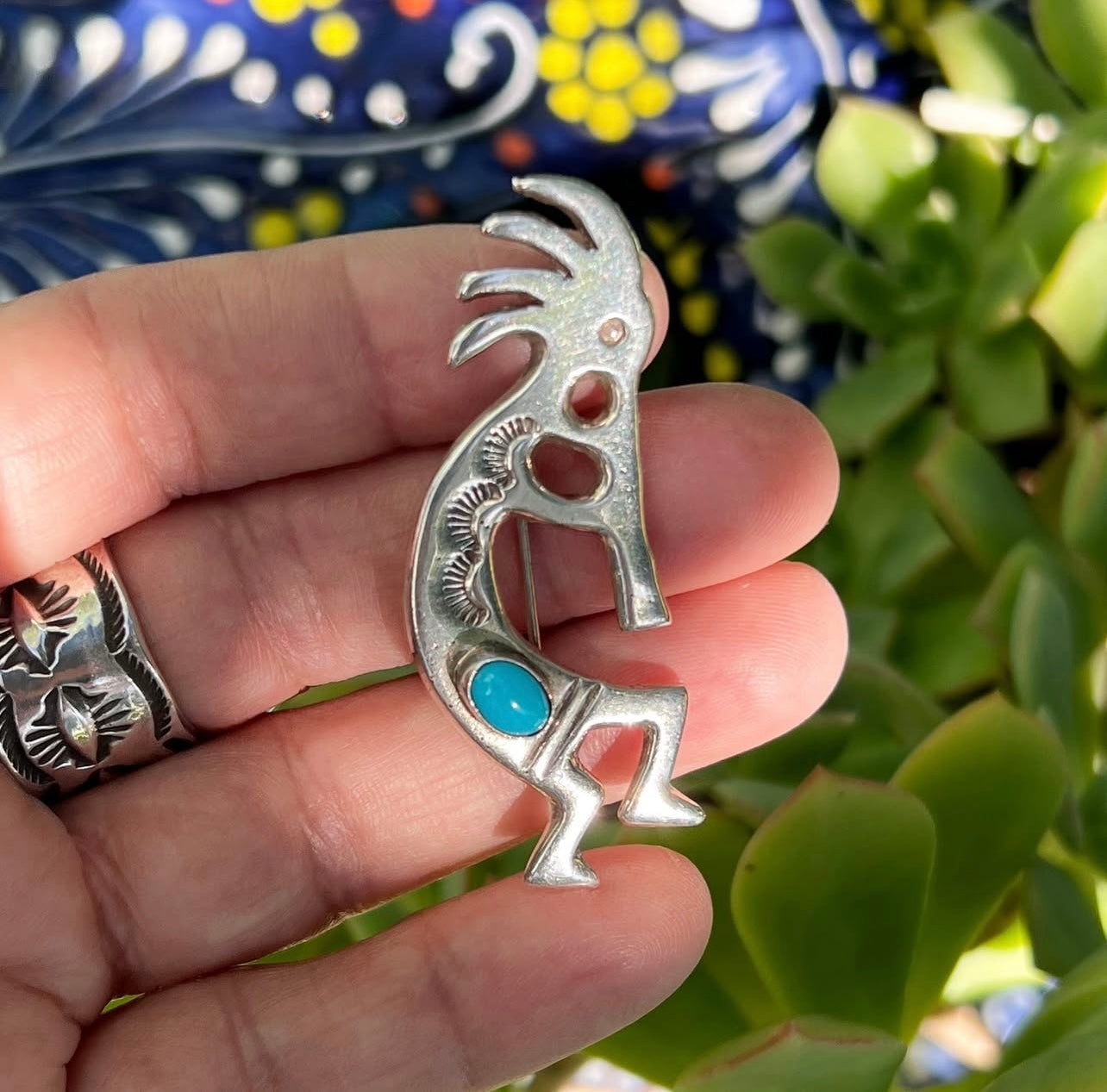 Kokopelli dancer pin