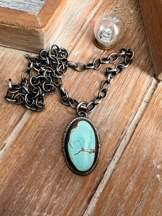Turquoise Toggle Necklace