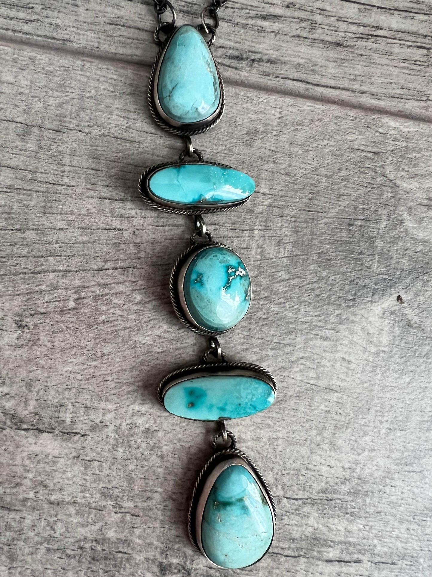 Tie necklace lariat