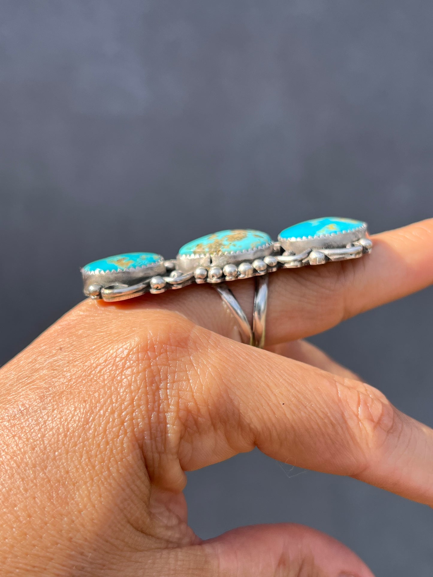 Triple Stone Statement Ring