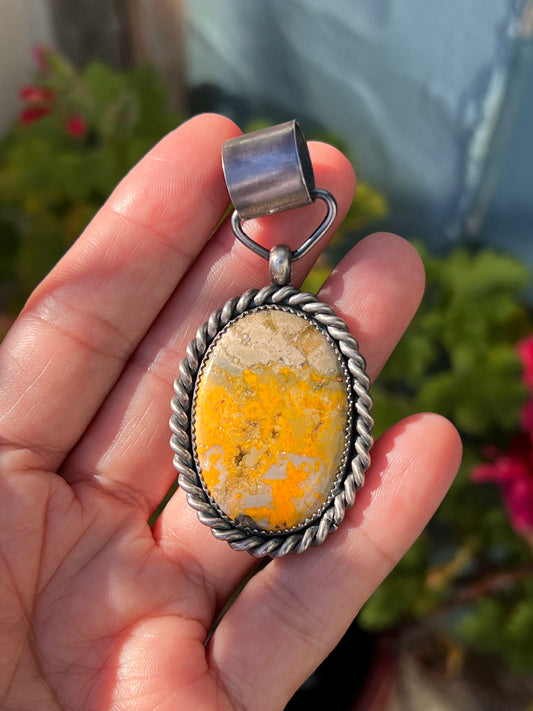 Bumblebee Jasper Pendant