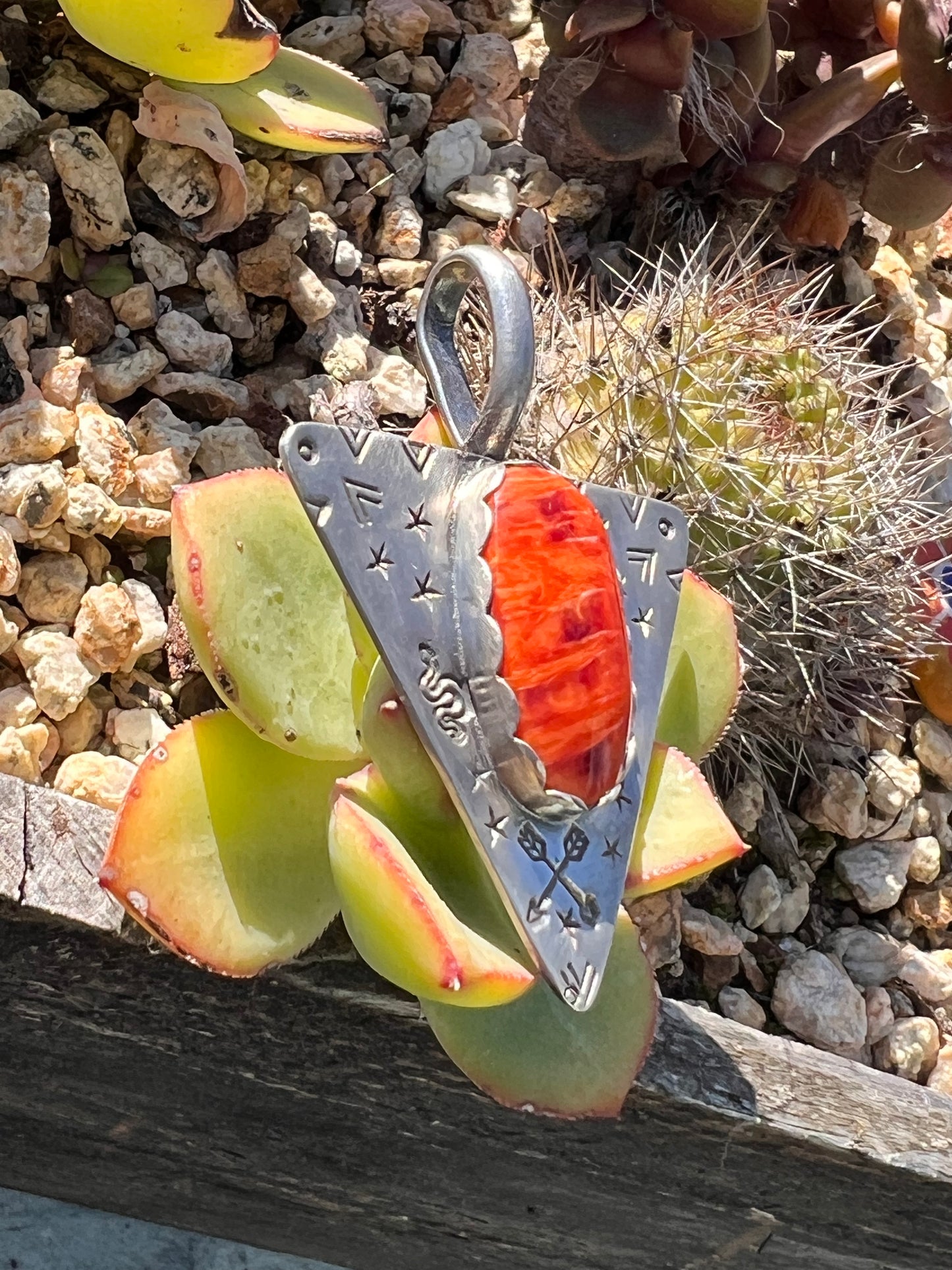 Spiny Arrowhead Pendant