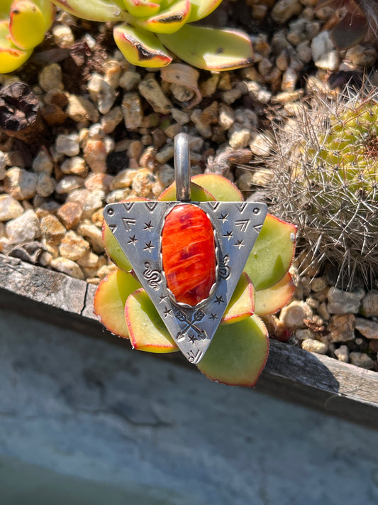 Spiny Arrowhead Pendant