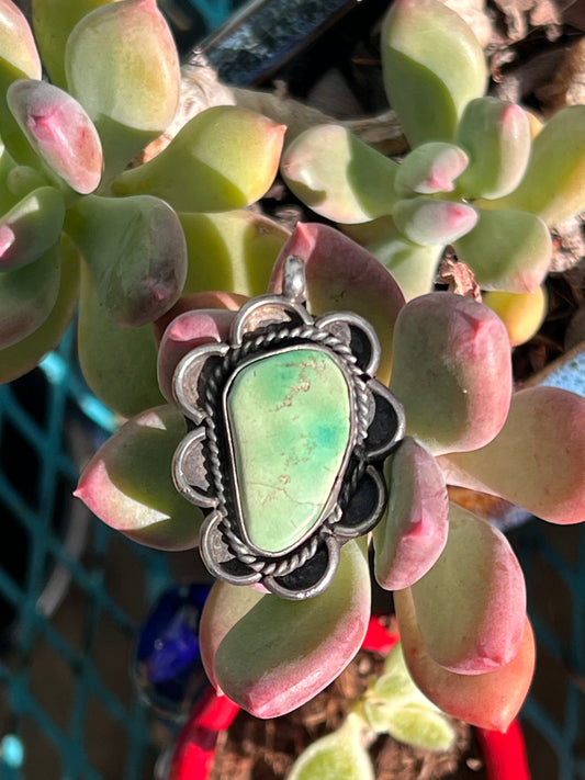 Vintage Green Turquoise Pendant