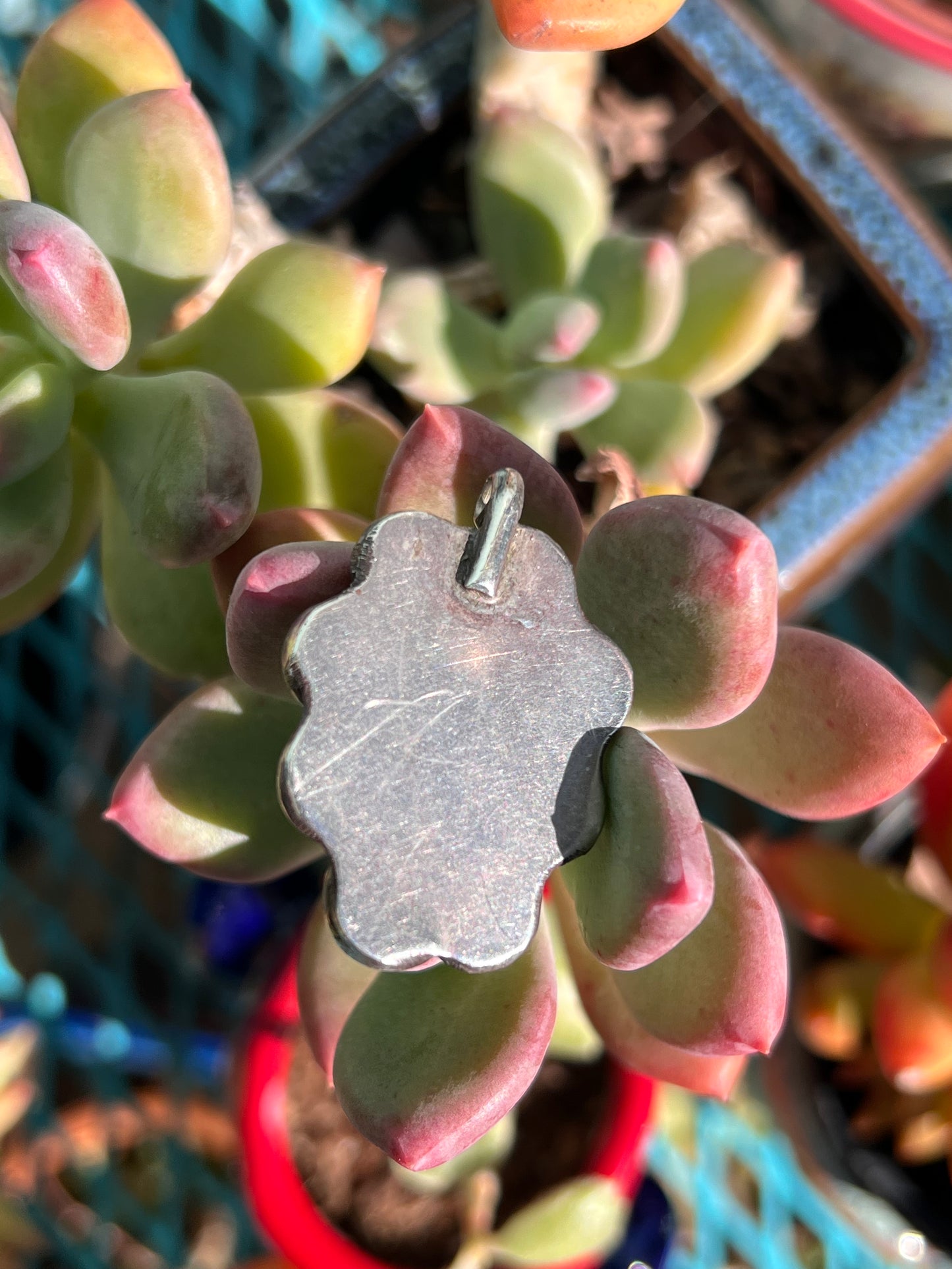 Vintage Green Turquoise Pendant
