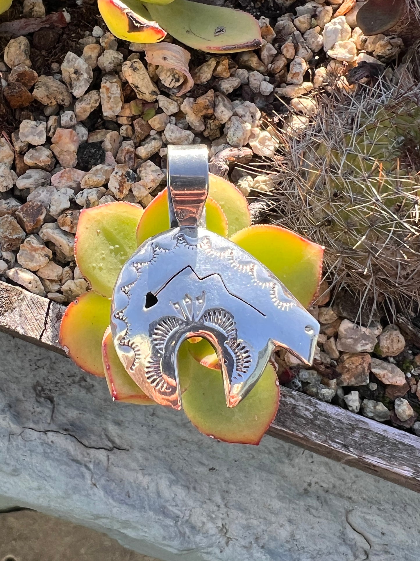 Navajo Bear Pendant